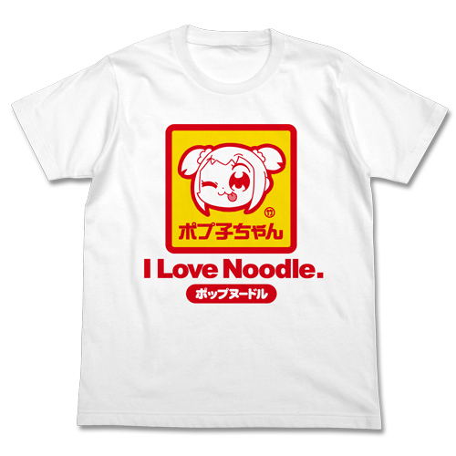Pop Team Epic - Popu-chan Ramen T-shirt White (L Size) image 1