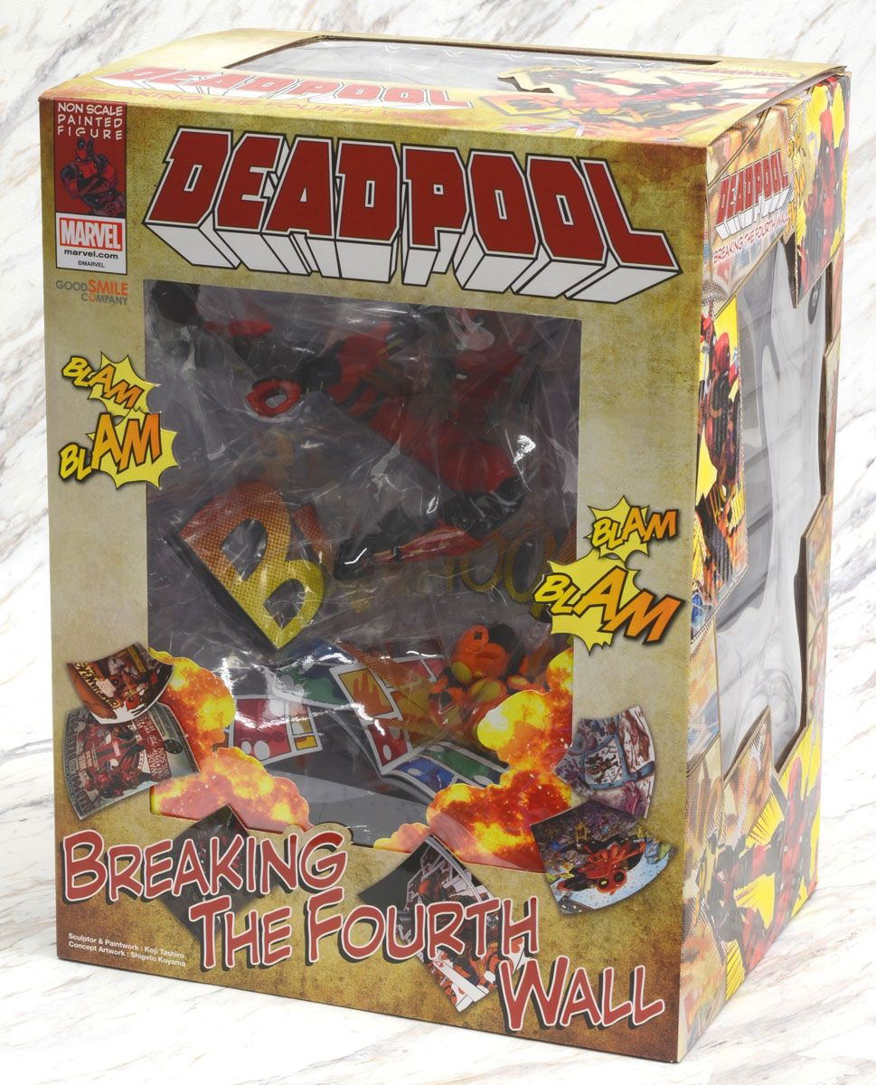 デッドプール フィギュア Breaking the Fourth Wall Deadpool: Breaking The Fourth Wall PVC Statue : Amazon.sg: Toys