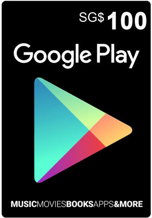 Google Play Card (SGD100 / for Singapore accounts only)_