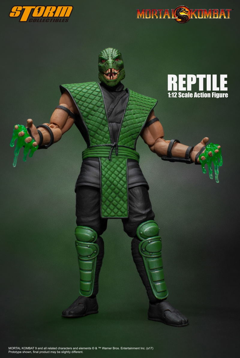 Mortal Kombat 1/12 Scale Pre-Painted Action Figure: Reptile image 1