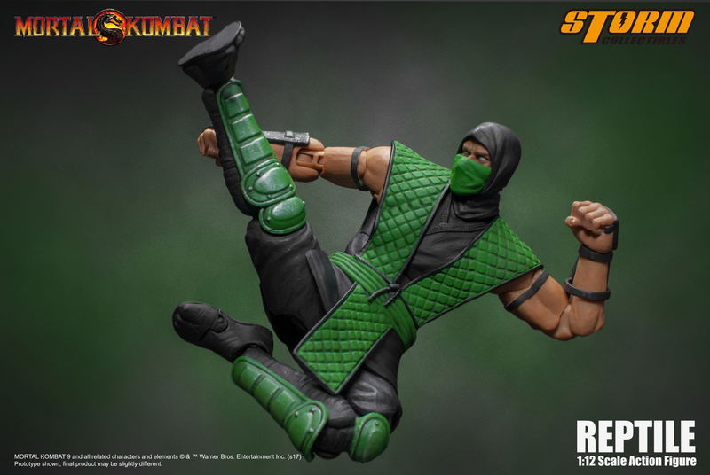 Mortal Kombat 1/12 Scale Pre-Painted Action Figure: Reptile image 17