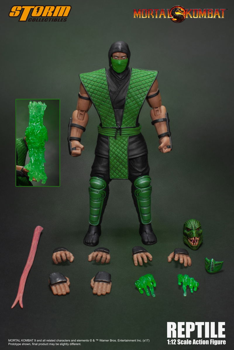 Mortal Kombat 1/12 Scale Pre-Painted Action Figure: Reptile image 24