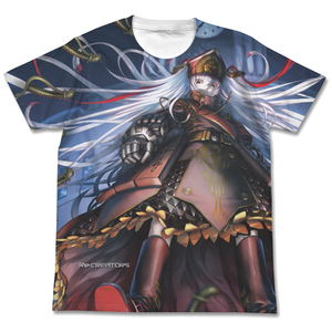 Re:Creators Full Graphic T-shirt White (L Size)_