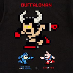 Rockman 29th Anniversary × Kin29man Collaboration T-shirt - Buffalo Man (L Size)