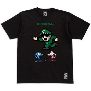 Rockman 29th Anniversary × Kin29man Collaboration T-shirt - Blocken Jr. (XL Size)_