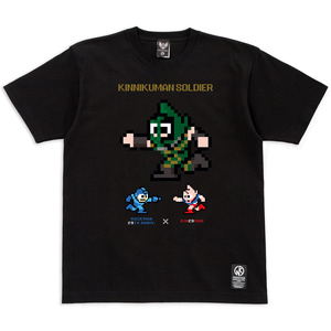 Rockman 29th Anniversary × Kin29man Collaboration T-shirt - Kinnikuman Soldier (S Size)_