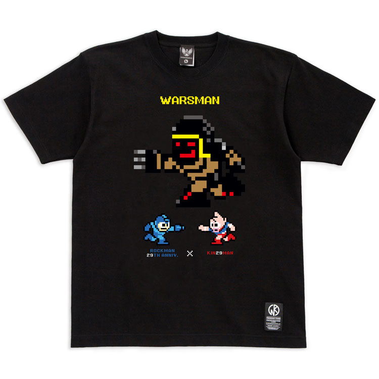 Rockman 29th Anniversary × Kin29man Collaboration T-shirt - Warsman ...