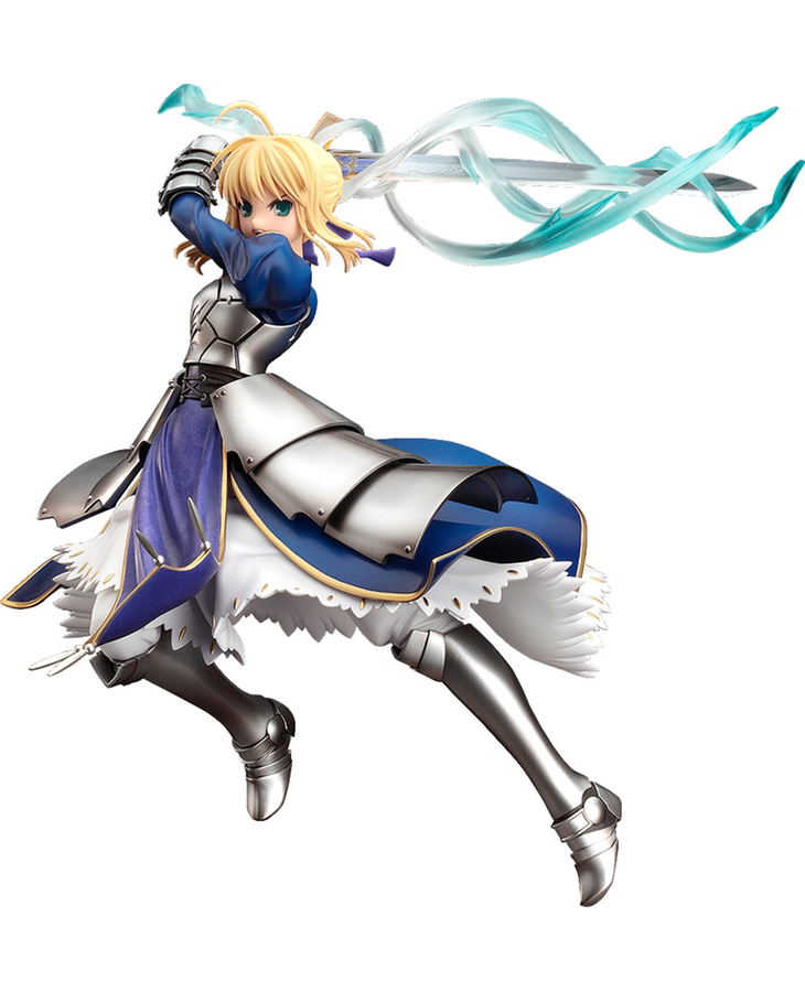 Fate/stay Night 1/7 Scale Pre-Painted Figure: Saber -Triumphant Excalibur- (Re-run) image 1