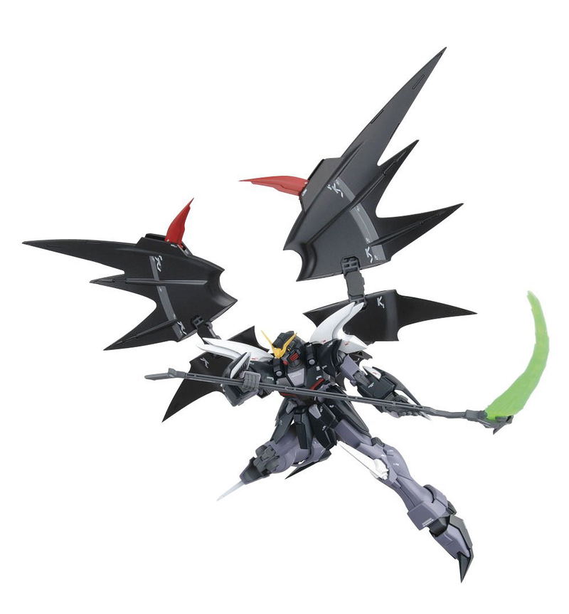 Mobile Suit Gundam 1/100 Scale Model Kit: Gundam Deathscythe-Hell EW Ver. (MG) image 2