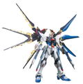 Mobile Suit Gundam 1/100 Scale Model Kit: ZGMF-X20A Strike Freedom Gundam Full Burst Mode (MG) thumbnail 1