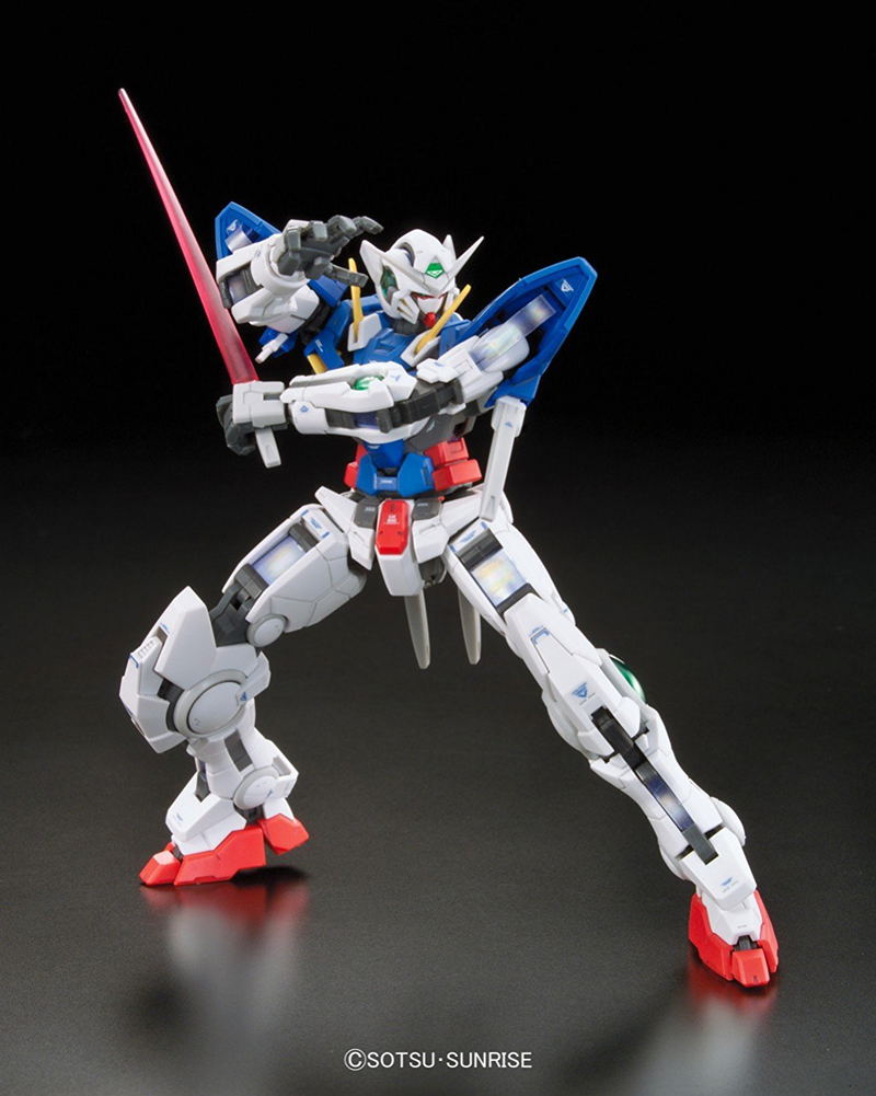 Mobile Suit Gundam 1/144 Scale Model Kit: GN-001 Gundam Exia (RG)