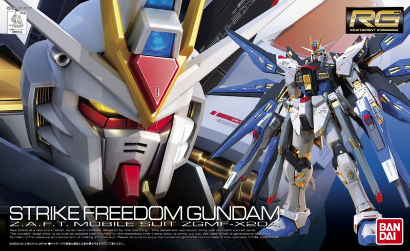 Mobile Suit Gundam 1/144 Scale Model Kit: ZGMF-X20A Strike Freedom Gundam (RG) image 17