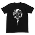 Rebuild Of Evangelion Angel Flower Pattern T-shirt Black (S Size) thumbnail 1