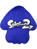 Splatoon 2 Plush: Bright Blue Squid Cushion thumbnail 2