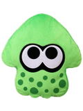 Splatoon 2 Plush: Neon Green Squid Cushion (Re-run) thumbnail 1