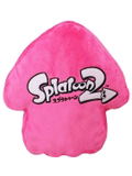 Splatoon 2 Plush: Neon Pink Squid Cushion (Re-run) thumbnail 2