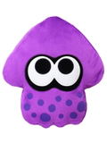 Splatoon 2 Plush: Neon Purple Squid Cushion thumbnail 1
