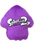 Splatoon 2 Plush: Neon Purple Squid Cushion thumbnail 2