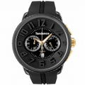 Tendence Wrist Watch Gulliver Round Chrono - 666 Ryu Ga Gotoku Collaboration Limited Model TY 046018 Men's (Black) thumbnail 1