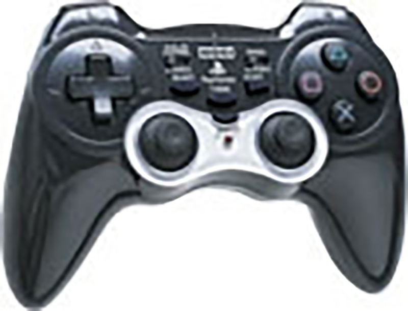 Anashin 2 Turbo Controller - black for PlayStation 2, PlayStation