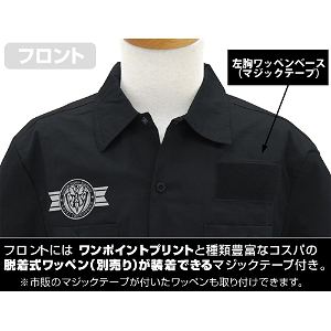 Infinite Stratos Houki Shinonono Full Color Work Shirt Nose Art Ver. Black (XL Size)