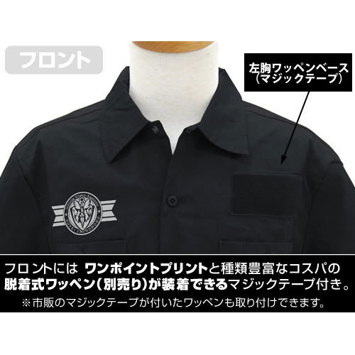 Infinite Stratos Houki Shinonono Full Color Work Shirt Nose Art Ver. Black (XL Size) image 3