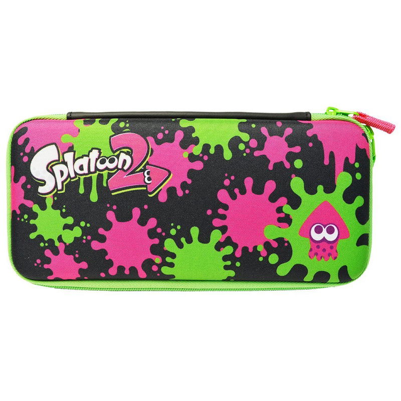Splatoon 2 Hard Pouch for Nintendo Switch (Ink x Ika) image 1