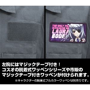 Infinite Stratos Laura Bodewig Full Color Work Shirt Nose Art Ver. Gray (L Size)