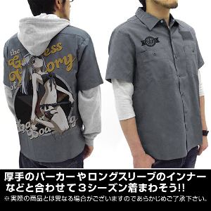 Infinite Stratos Laura Bodewig Full Color Work Shirt Nose Art Ver. Gray (XL Size)