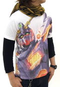 Mobile Suit Gundam Unicorn Full Graphic T-shirt White (M Size) thumbnail 2