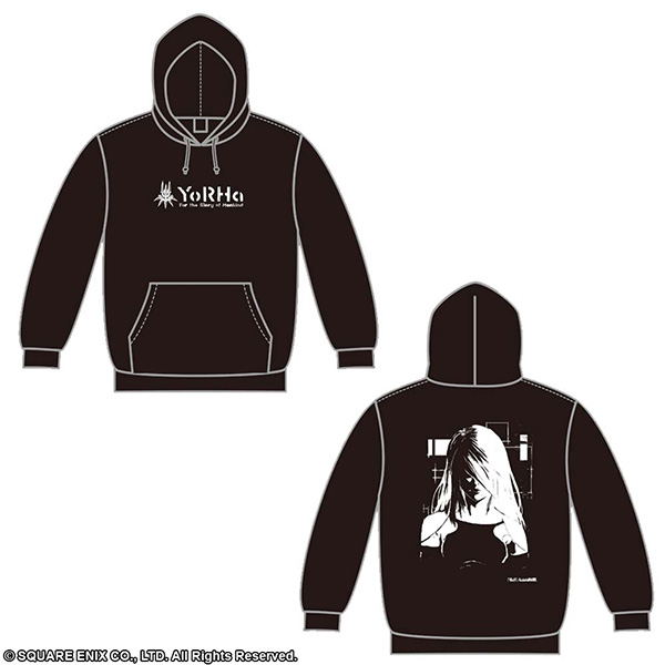 Nier Automata Hoodie (A2) Black