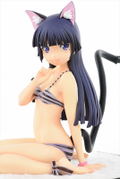 Ore no Imouto ga Konna ni Kawaii Wake ga Nai 1/4 Scale Pre-Painted Figure: Kuroneko Stripe Mizugi Nekomimi Ver. Second Cute (Re-run) thumbnail 4