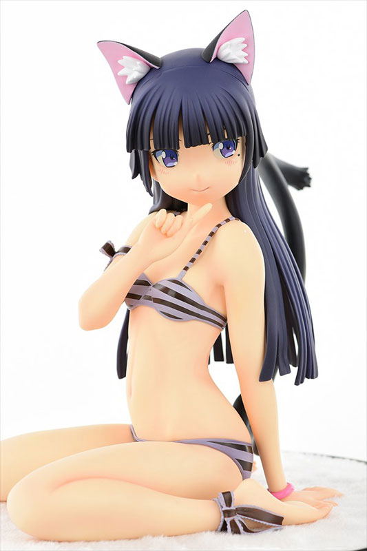 Ore no Imouto ga Konna ni Kawaii Wake ga Nai 1/4 Scale Pre-Painted Figure: Kuroneko Stripe Mizugi Nekomimi Ver. Second Cute (Re-run) image 5