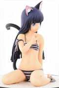 Ore no Imouto ga Konna ni Kawaii Wake ga Nai 1/4 Scale Pre-Painted Figure: Kuroneko Stripe Mizugi Nekomimi Ver. Second Cute (Re-run) thumbnail 6