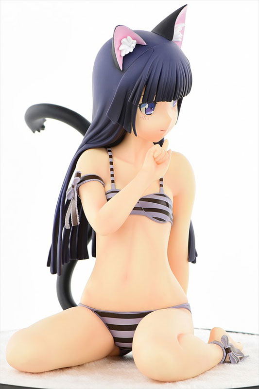 Ore no Imouto ga Konna ni Kawaii Wake ga Nai 1/4 Scale Pre-Painted Figure: Kuroneko Stripe Mizugi Nekomimi Ver. Second Cute (Re-run) image 6