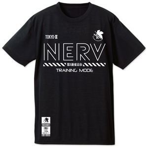 Rebuild Of Evangelion Nerv Dry T-shirt Black (M Size)_