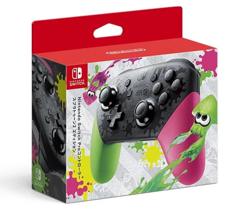 Nintendo Switch Pro Controller (Splatoon 2 Edition) image 1
