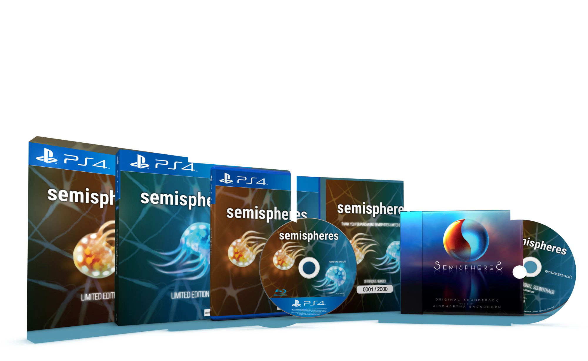 PS4 Semispheres / セミスフィア 青パッケージ アジア限定版 国 Semispheres [Blue Cover Limited Edition] LE PLAY EXCLUSIVES עבור