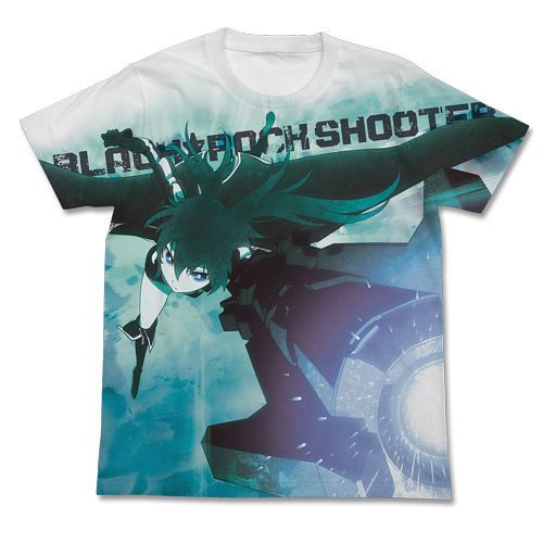 Black Rock Shooter Brs Full Graphic T-shirt White (XL Size) image 1