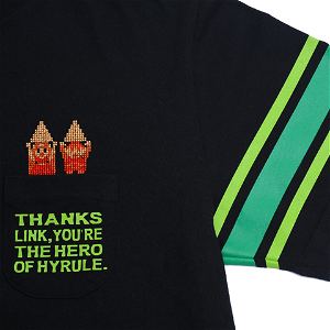 Legend Of Zelda 1 Poin-T T-shirt Black (S Size)