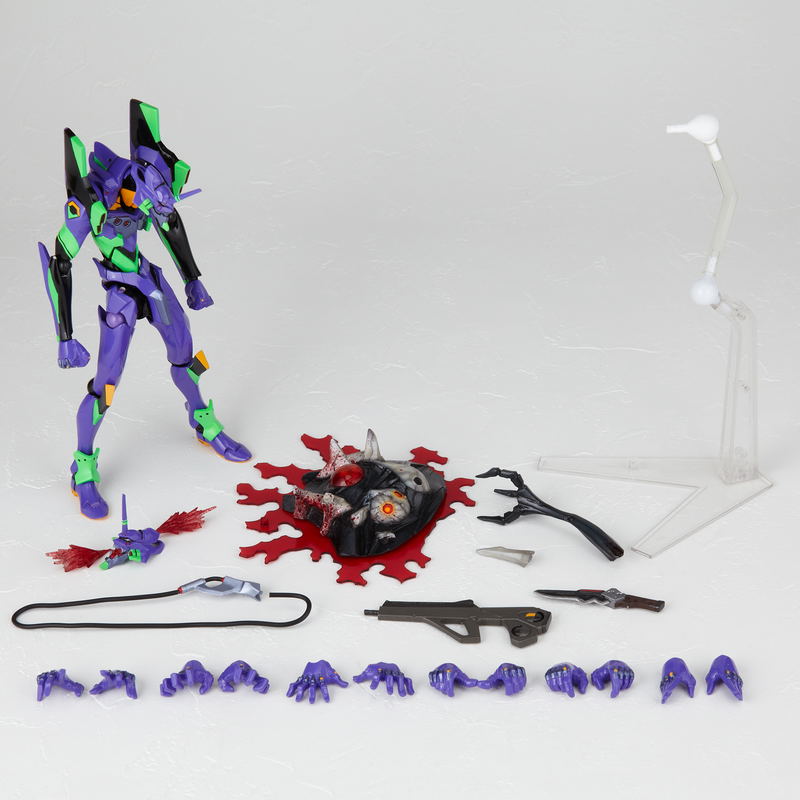 Revoltech Evangelion Evolution Rebuild of Evangelion: EV-001 EVA-01 Test Type (Re-run) image 16