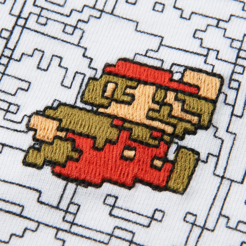 Super Mario Mosaic Men Utgp Nintendo Short-Sleeve Graphic T-shirt (XL Size) image 2