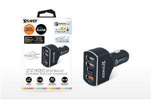 Xpower CC4QC Quick Charge 3.0 Type-C Car Charger (Black)