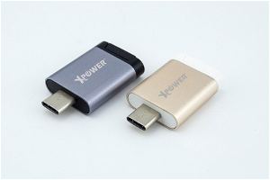 Xpower CROC USB 3.1 Aluminium Alloy Type-C OTG Card Reader (Gold)