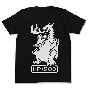 Itemya Pixel Dragon T-shirt Black (S Size)_