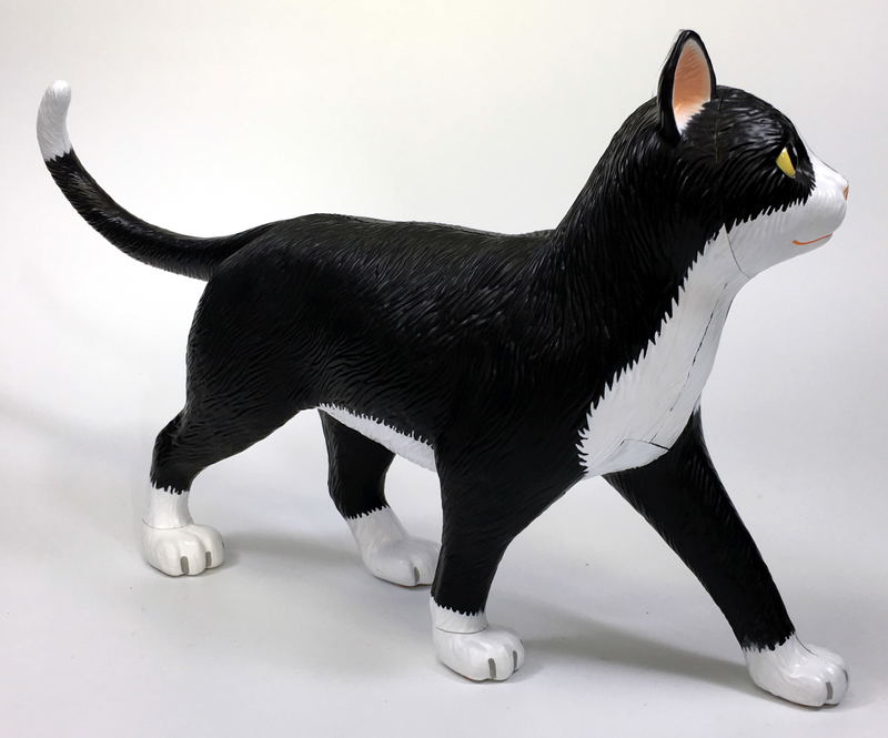 4D VISION Animal Dissection No. 29: Cat Anatomy Model Black / White (Re-run) image 3