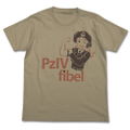 Girls Und Panzer Der Film Pz IV Manual T-shirt Sand Khaki (L Size) thumbnail 1