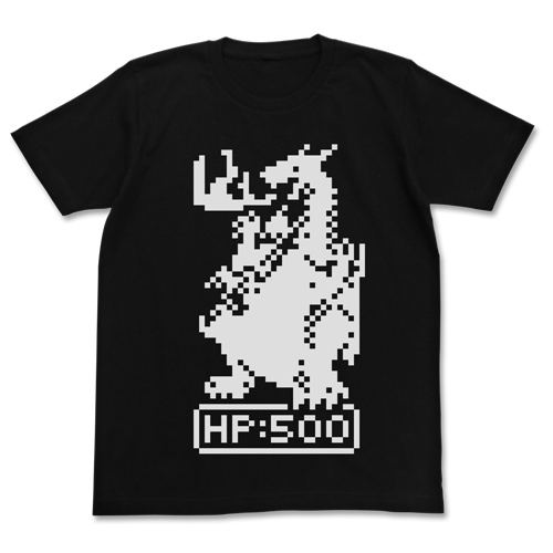 Itemya Pixel Dragon T-shirt Black (L Size) image 1