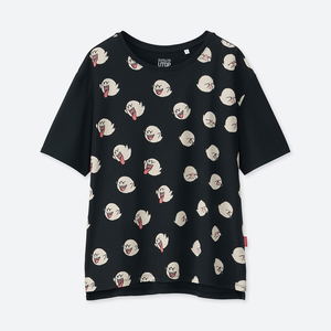 Super Mario Boo Utgp Nintendo Women's T-shirt (L Size)_