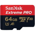 SanDisk Extreme PRO microSDXC Kit 64GB, 100MB/s, UHS-I A1/Class 10 thumbnail 1